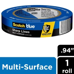 ScotchBlue Sharp Lines 0.94" x 60 yd. Medium Painter's Tape (2093-24EC)