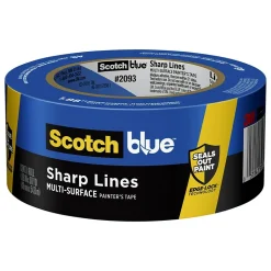 ScotchBlue Sharp Lines 1.88" x 60 yds. Medium Painter Tape, Blue (2093-48EC)