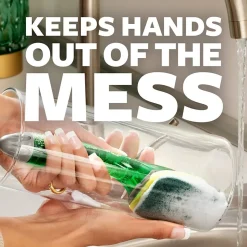 Scotch-Brite Heavy Duty Dishwand, Green/Yellow (650-4)