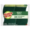 Scotch-Brite Heavy Duty Sponge with Scrubber, Green/Yellow, 6 Sponges/Pack (426)