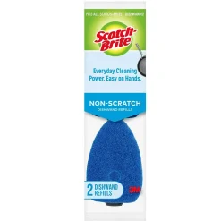 Scotch-Brite Non-Scratch Dishwand Refill, Blue, 2/Pack (483-12)