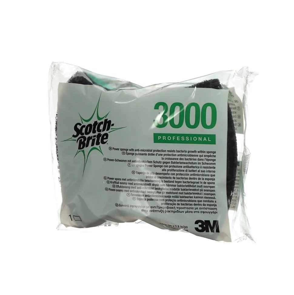 Scotch-Brite Power Sponge, Teal/Purple, 20/Pack (3000)