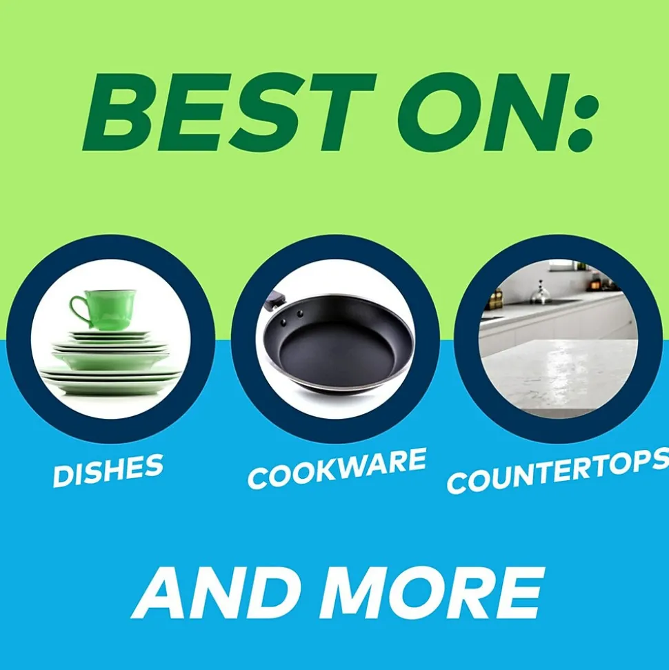 Scotch-Brite Stay Fresh Non-Scratch Scrubbers, Blue, 2 Sponges/Pack (SDA-2)