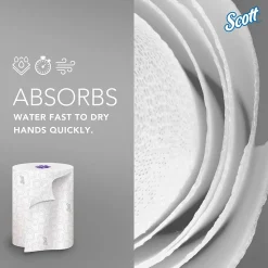 Scott Essential Recycled Hardwound Paper Towels, 1-ply, 950 ft./Roll, 6 Rolls/Carton (02001)