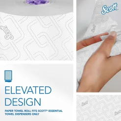 Scott Essential Recycled Hardwound Paper Towels, 1-ply, 950 ft./Roll, 6 Rolls/Carton (02001)