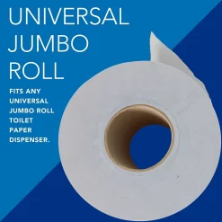 Scott Essential Recycled Jumbo Toilet Paper, 2-ply, White, 4 Rolls/Case (03148)