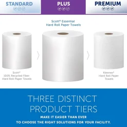 Scott Essential Recycled Hardwound Paper Towels, 1-ply, 1000 ft./Roll, 6 Rolls/Carton (01005)