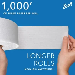 Scott Essential Recycled Jumbo Toilet Paper, 2-ply, White, 12 Rolls/Case (67805)