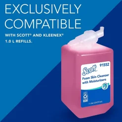 Scott Essential Wall Mounted Hand Soap/Hand Sanitizer Dispenser, Black (KCC 92145)