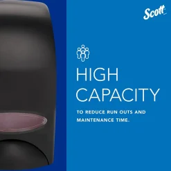 Scott Essential Wall Mounted Hand Soap/Hand Sanitizer Dispenser, Black (KCC 92145)