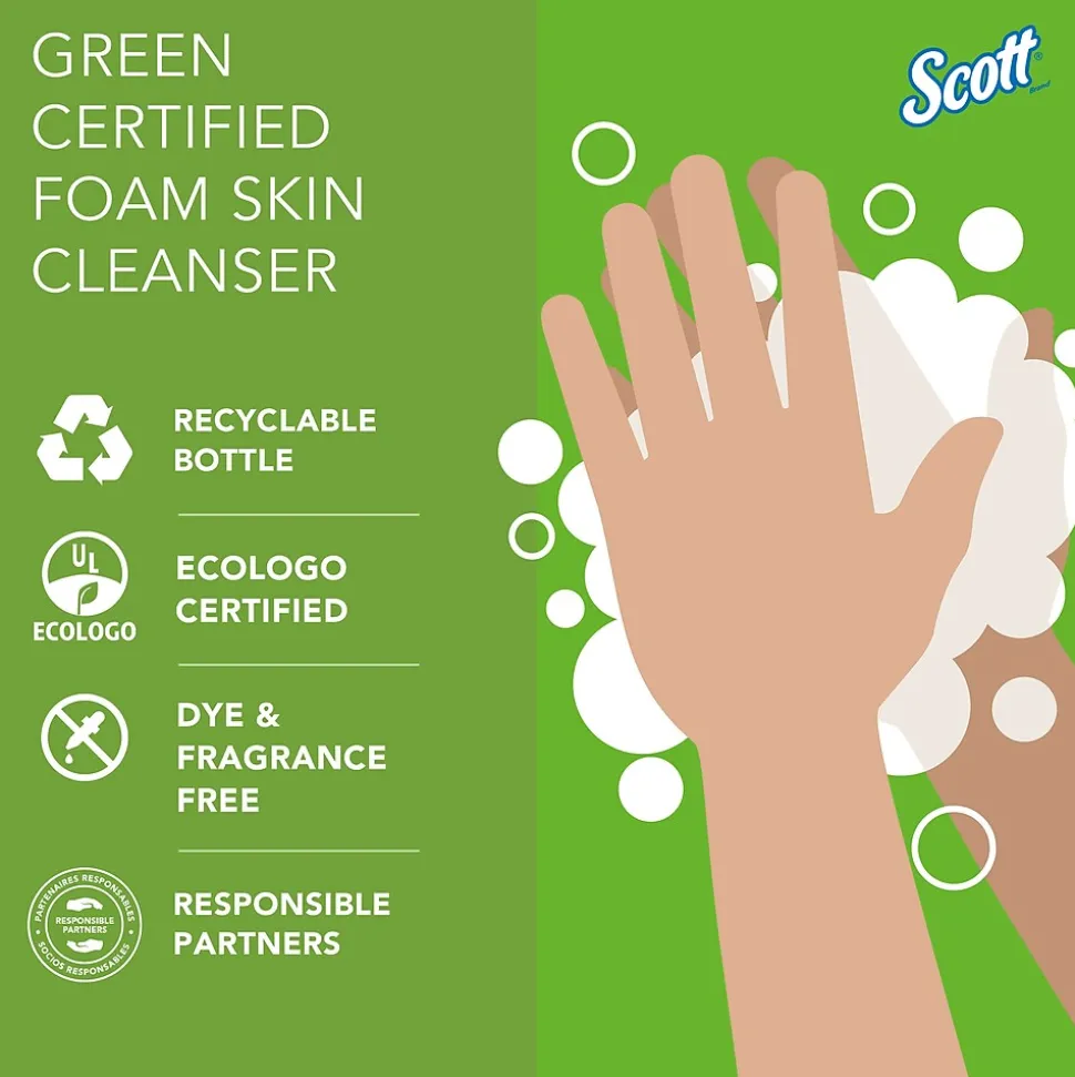 Scott Foaming Hand Soap Refill, 1 Liter, 6/Carton (91565)