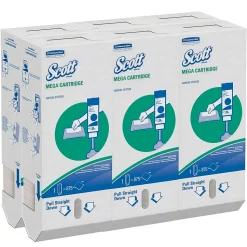 Scott Mega Cartridge Recycled Beverage Napkin, 1-ply, White, 875 Napkins/Pack, 6/Carton (98908)