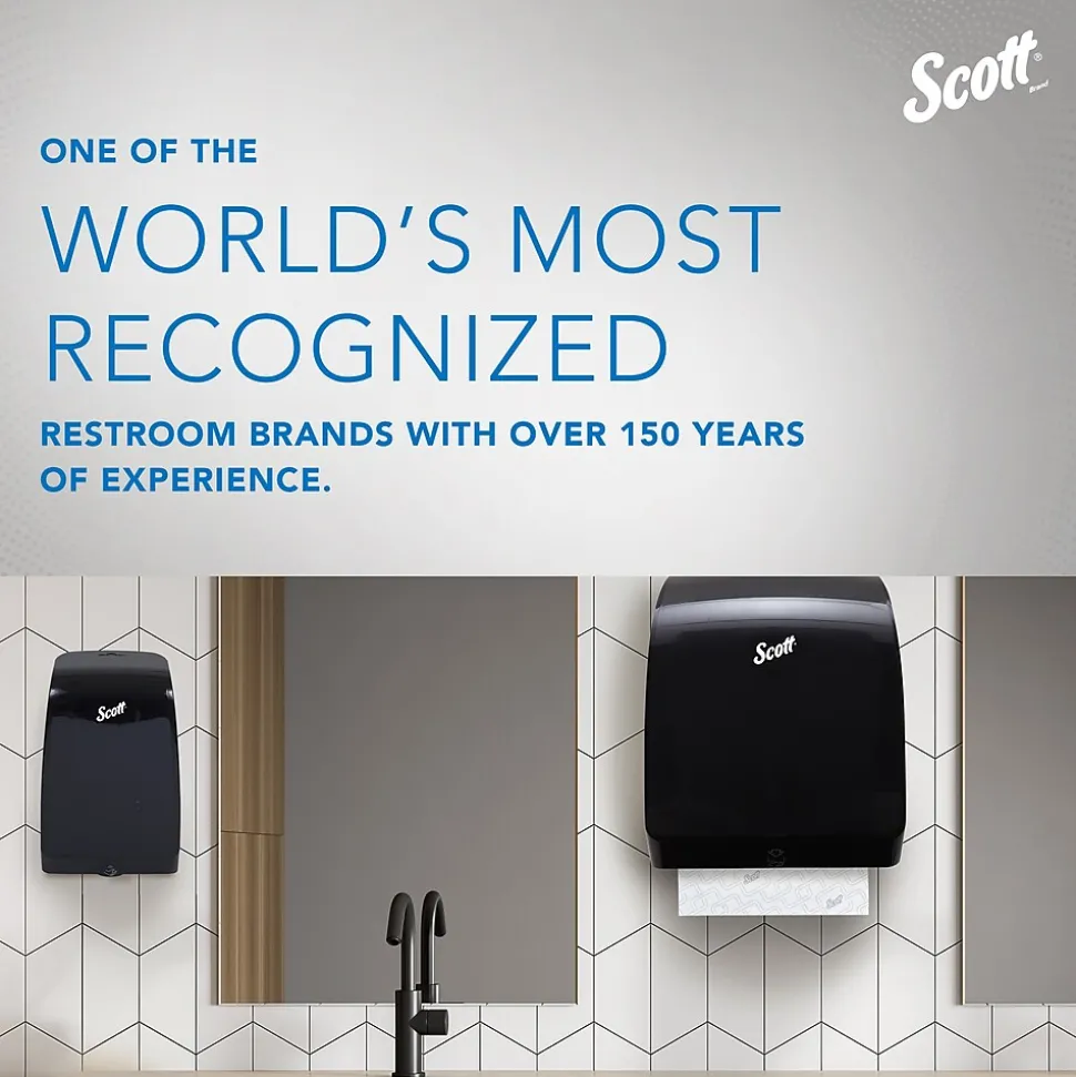 Scott Pro Recycled Hardwound Paper Towels, 1-ply, 1150 ft./Roll, 6 Rolls/Carton (25702)