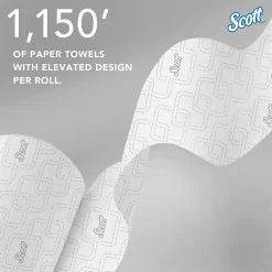 Scott Pro Recycled Hardwound Paper Towels, 1-ply, 1150 ft./Roll, 6 Rolls/Carton (25702)