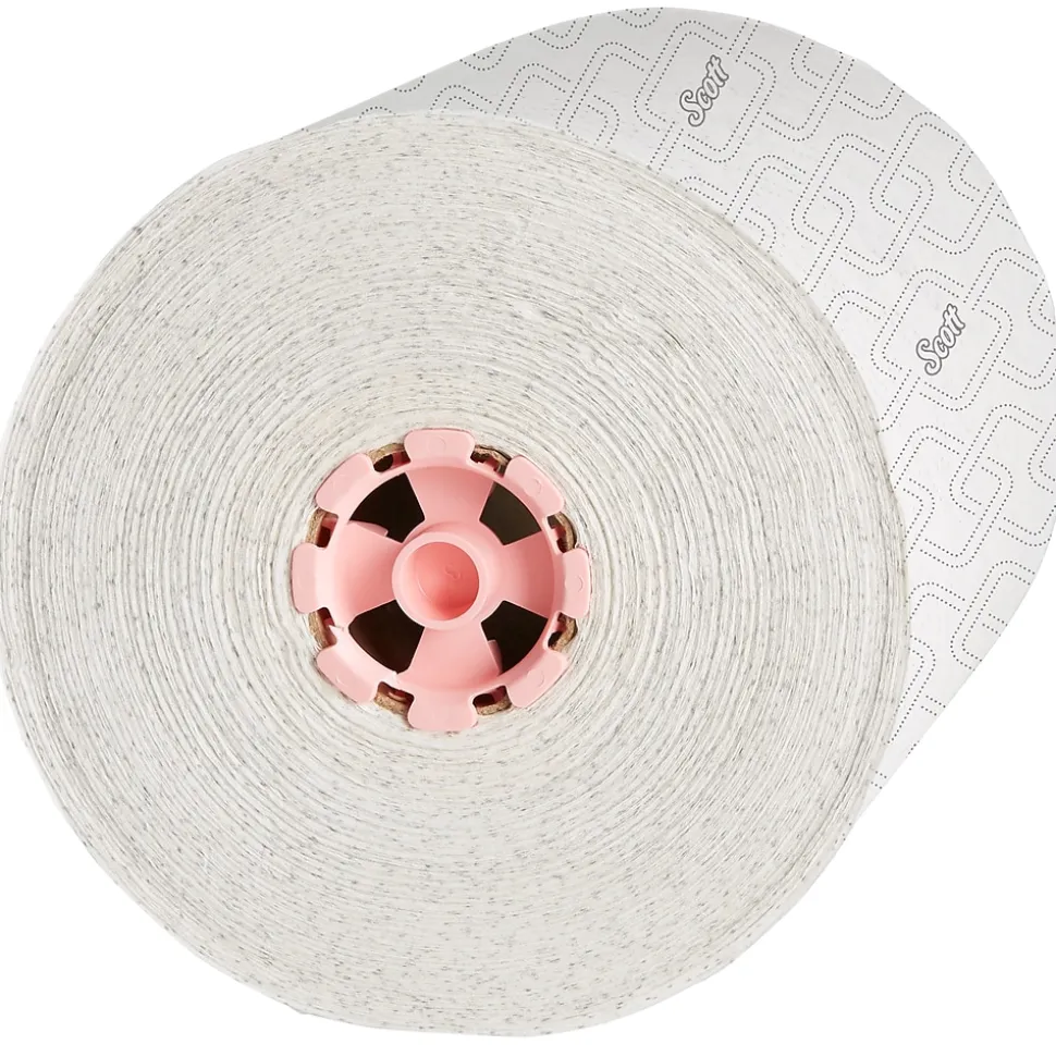 Scott Pro Slimroll Recycled Hardwound Paper Towels, 1-ply, 580 ft./Roll, 6 Rolls/Carton (47032)