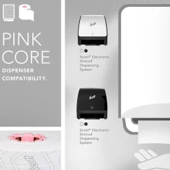 Scott Pro Slimroll Recycled Hardwound Paper Towels, 1-ply, 580 ft./Roll, 6 Rolls/Carton (47032)