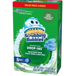 Scrubbing Bubbles Drop-Ins Toilet Cleaning Tablets, 5/Pack (307946)
