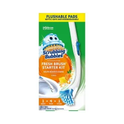 Scrubbing bubbles Fresh Brush Toilet Cleaning System Starter Kit, Citrus Scent (301822)