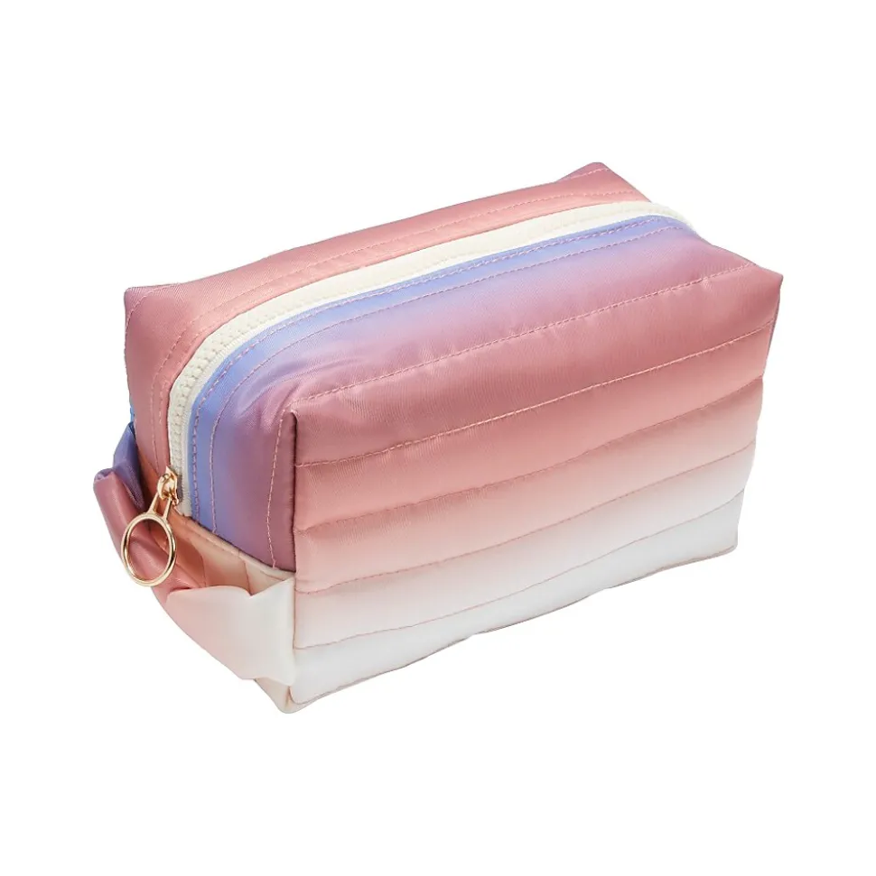 scunci 8" Polyester Travel Organizer, Coral Ombre (A30560)