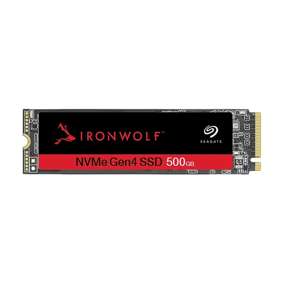 Seagate IronWolf 525 500GB M.2 PCIe Gen 4 NVMe 1.3 Internal Solid-State Drive, TLC (ZP500NM3A002)