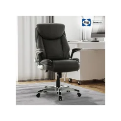 Sealy Posturepedic Axel Swivel Executive Office Chair, Dark Grey (64626)