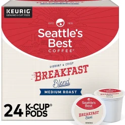 Seattle's Best Coffee Breakfast Blend Keurig® K-Cup® Pods, Medium Roast, 24/Box (SBK30188)