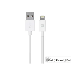 Select Series Apple® MFi Certified Lightning™ to USB Charge & Sync Cable, 10ft White