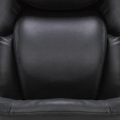 Serta Back in Motion Bonded Leather Executive Chair, Smooth Black (43521OSS)