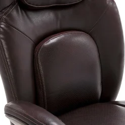 Serta Back in Motion Bonded Leather Executive Office Chair, Frye Chocolate (44187)
