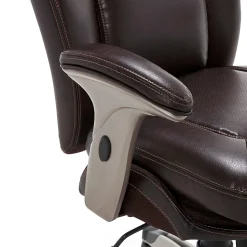 Serta Back in Motion Bonded Leather Executive Office Chair, Frye Chocolate (44187)