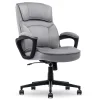 Serta Comfort Classic Ergonomic Velvet Fabric Swivel Executive Chair, Gray (CCHR10005A)