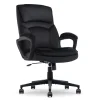 Serta Comfort Classic Ergonomic Velvet Fabric Swivel Executive Chair, Black (CCHR10005D)