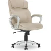Serta Cyrus Ergonomic Fabric Swivel Executive Chair, Fawn Tan (47911)