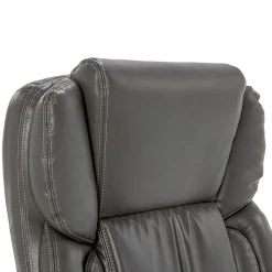 Serta Garret Ergonomic Bonded Leather Swivel Executive Chair, Harvard Gray (CHR200113)