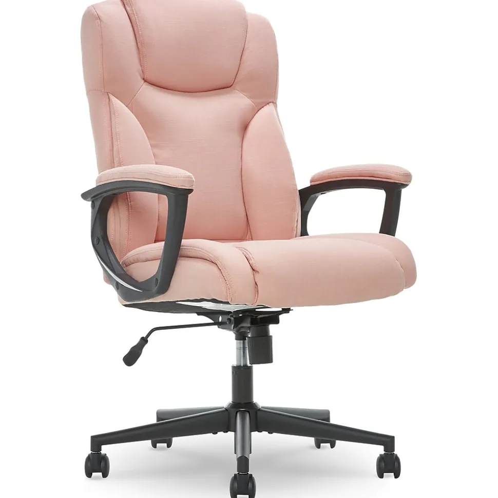 Serta Hannah II Fabric Executive Chair, Pink (43672G)