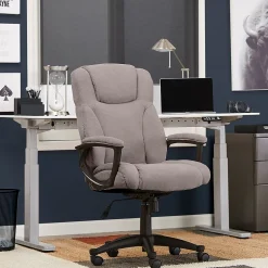 Serta Hannah II Fabric Executive Chair, Gray (43672D)