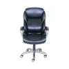 Serta My Fit Ergonomic Bonded Leather Swivel Executive Chair, Black (CHR100014)