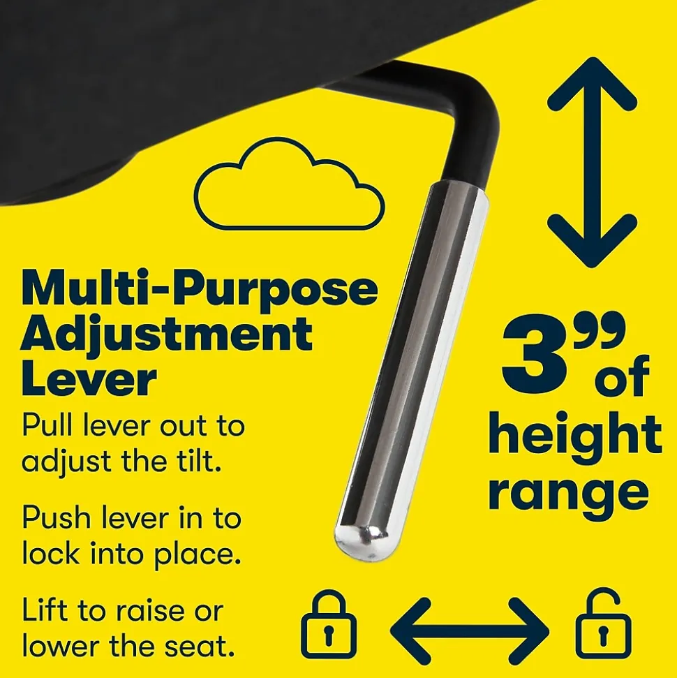 Serta Style Ashland Fabric Swivel Computer and Desk Chair, Charcoal (CHR100005)