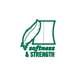 Seventh Generation 2-Ply 100% Recycled Standard Toilet Paper, White, 240 Sheets/Roll, 12 Rolls/Pack (13733)