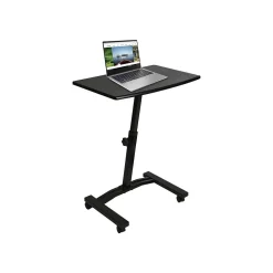 Seville Classics 21" - 33" Metal Adjustable Desk, Black (OFF65854)