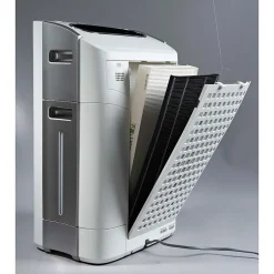 Sharp 245 CFM Plasmacluster HEPA Console Air Purifier, 3-Speed, White (KC-860U)