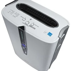 Sharp 245 CFM Plasmacluster HEPA Console Air Purifier, 3-Speed, White (KC-860U)