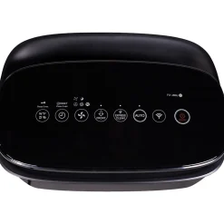 Sharp Plasmacluster True HEPA Console Air Purifier, 3-Speed, White/Black (FX-J80UW)