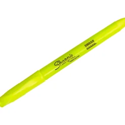 Sharpie Accent Stick Highlighter, Chisel Tip, Yellow, 2/Pack (27162)