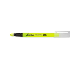 Sharpie Clear View Highlighter, Chisel Tip, Yellow, 3/Pack (1950745/2128217)
