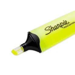 Sharpie Clear View Tank Highlighter, Chisel Tip, Yellow, Dozen (2128227/1897847)