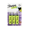 Sharpie Clear View Tank Highlighter, Chisel Tip, Yellow, 3/Pack (1904613/2128219)