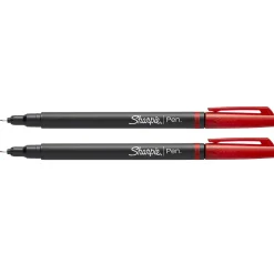 Sharpie Felt Pen, Fine Point, Red Ink, Dozen (1742665)