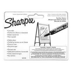 Sharpie Flip Chart Water Based Marker, Bullet Tip, Assorted, 4/Pack (22474)