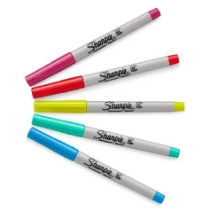 Sharpie Glam Pop Permanent Markers, Ultra Fine Tip, Assorted, 24/Pack (1949558)